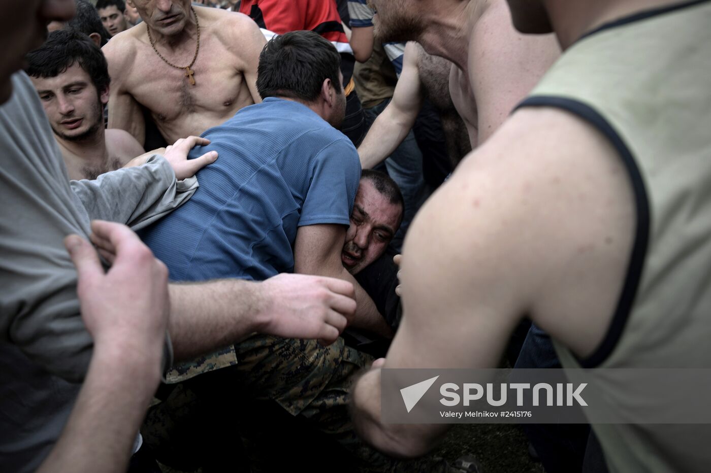 Lelo burti, traditional Georgian game