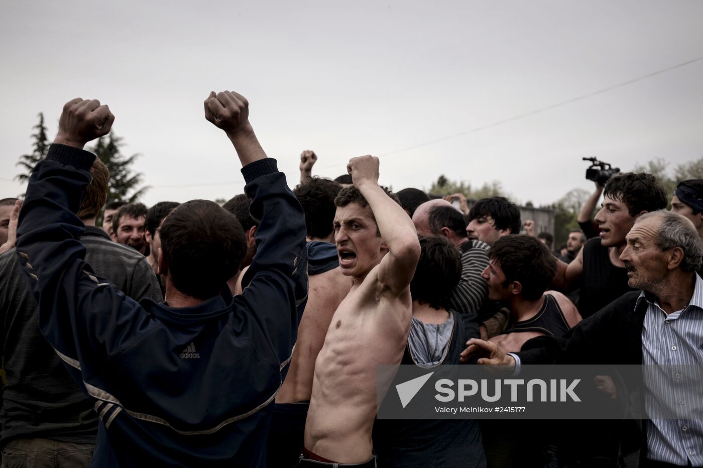 Lelo burti, traditional Georgian game