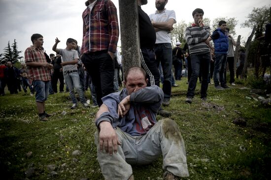 Lelo burti, traditional Georgian game