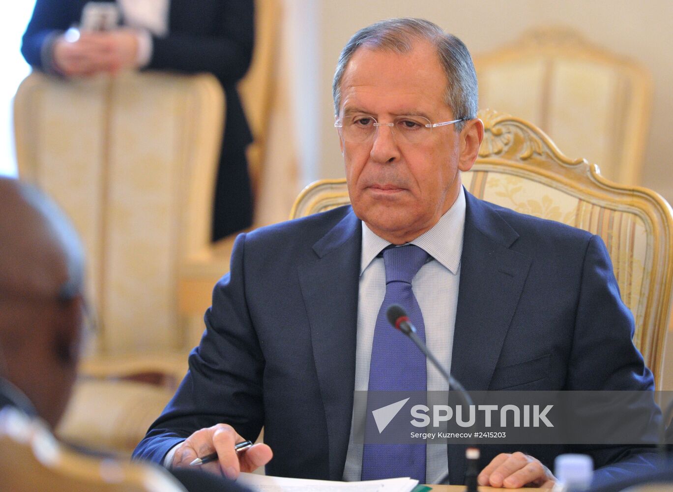 Sergei Lavrov meets with Mozambique's Foreign Minister Oldemiro Balói