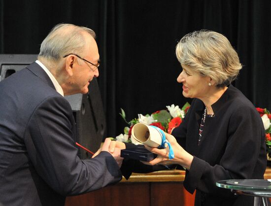 Meeting of Russian Commission for UNESCO on occasion of 60th anniversary of USSR's entry to UNESCO