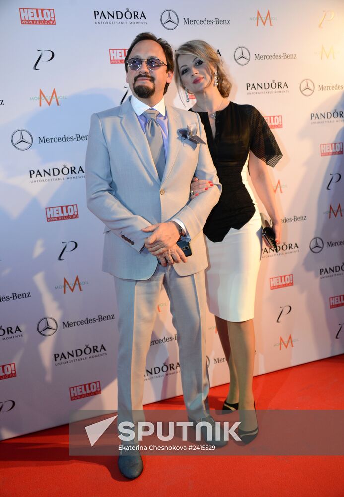 The Most Stylish in Russia awards ceremony organized by HELLO! magazine
