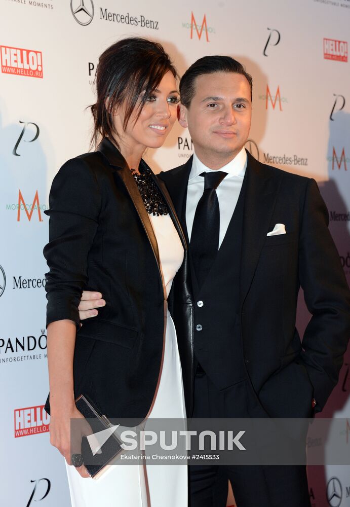 The Most Stylish in Russia awards ceremony organized by HELLO! magazine