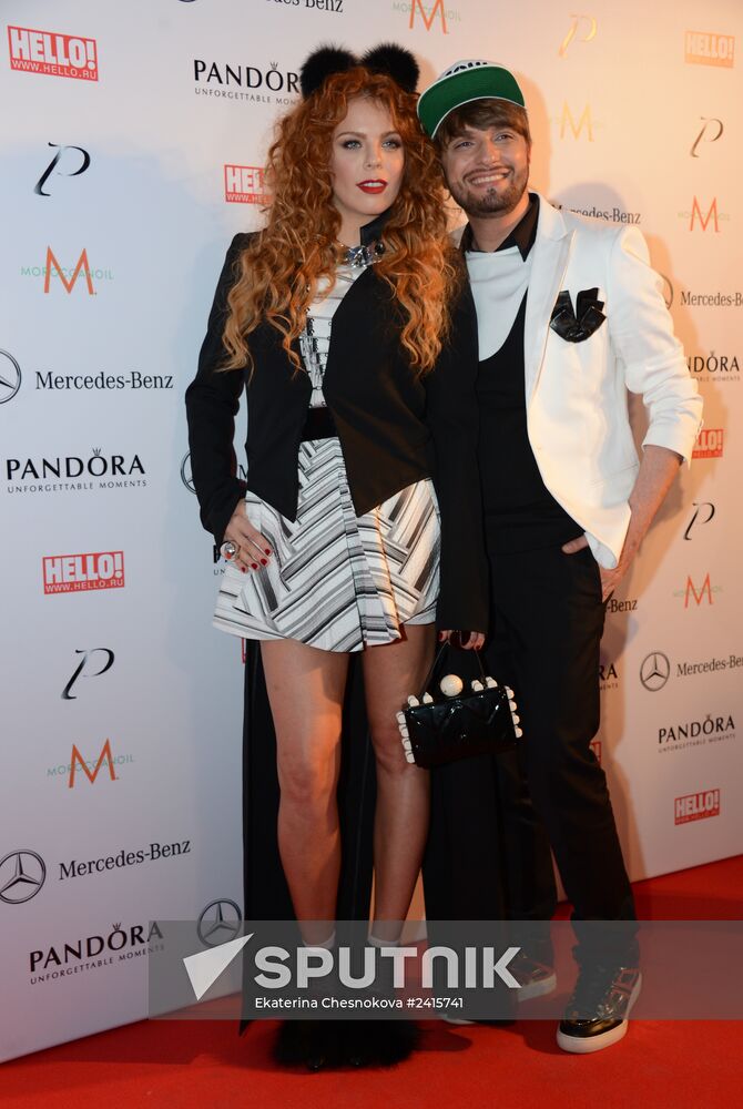 The Most Stylish in Russia awards ceremony organized by HELLO! magazine