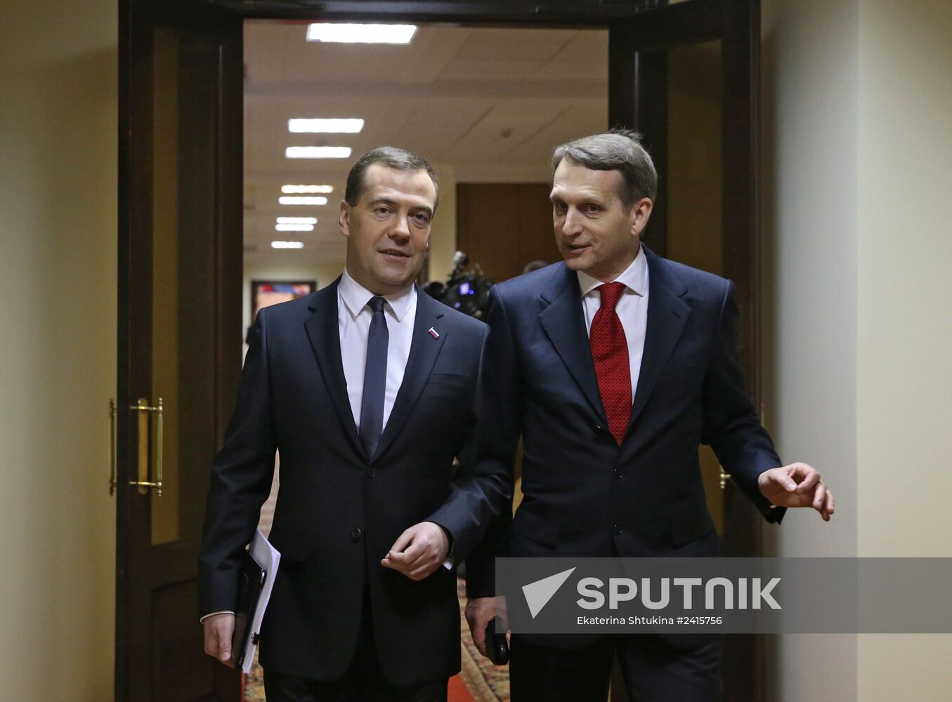 Dmitry Medvedev reports on the Government's 2013 performance at the State Duma