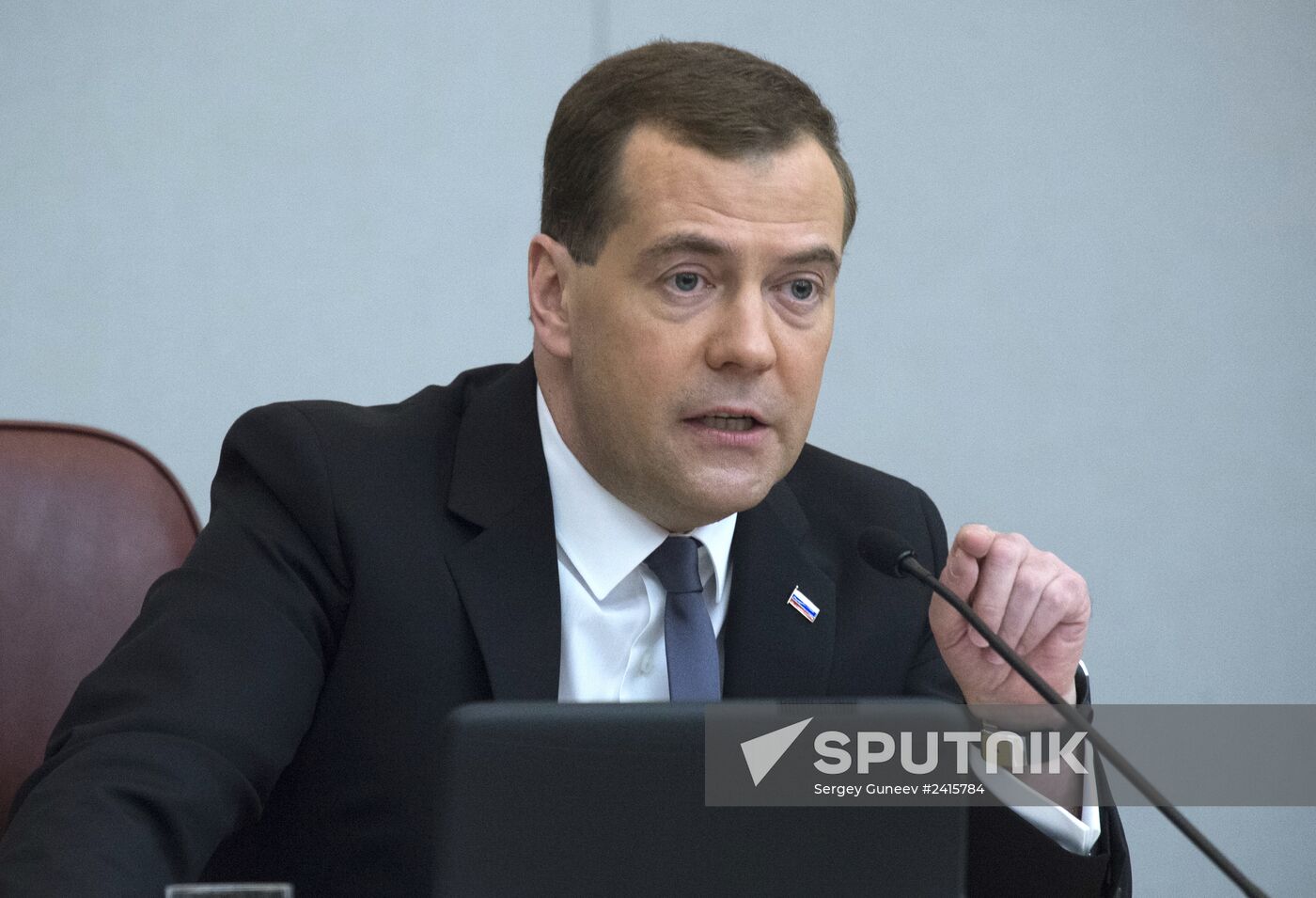 Dmitry Medvedev reports on the Government's 2013 performance at the State Duma