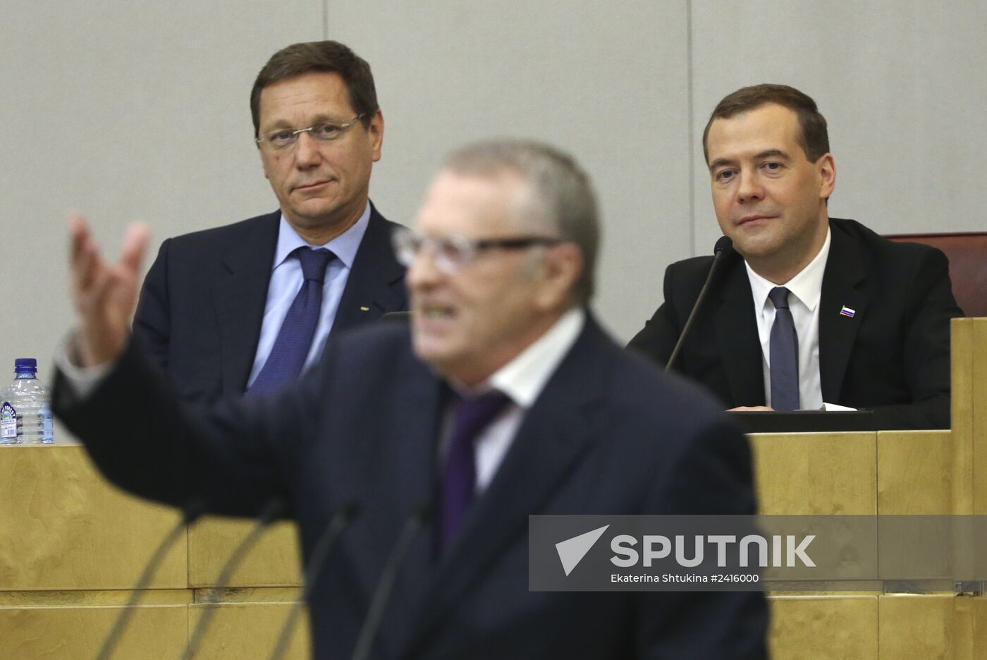 Dmitry Medvedev reports on the Government's 2013 performance at the State Duma