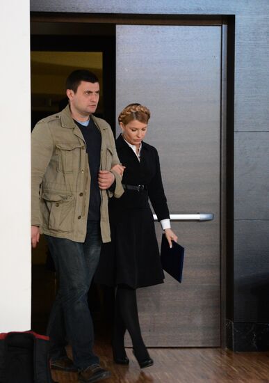 News conference by Yulia Timoshenko in Donetsk