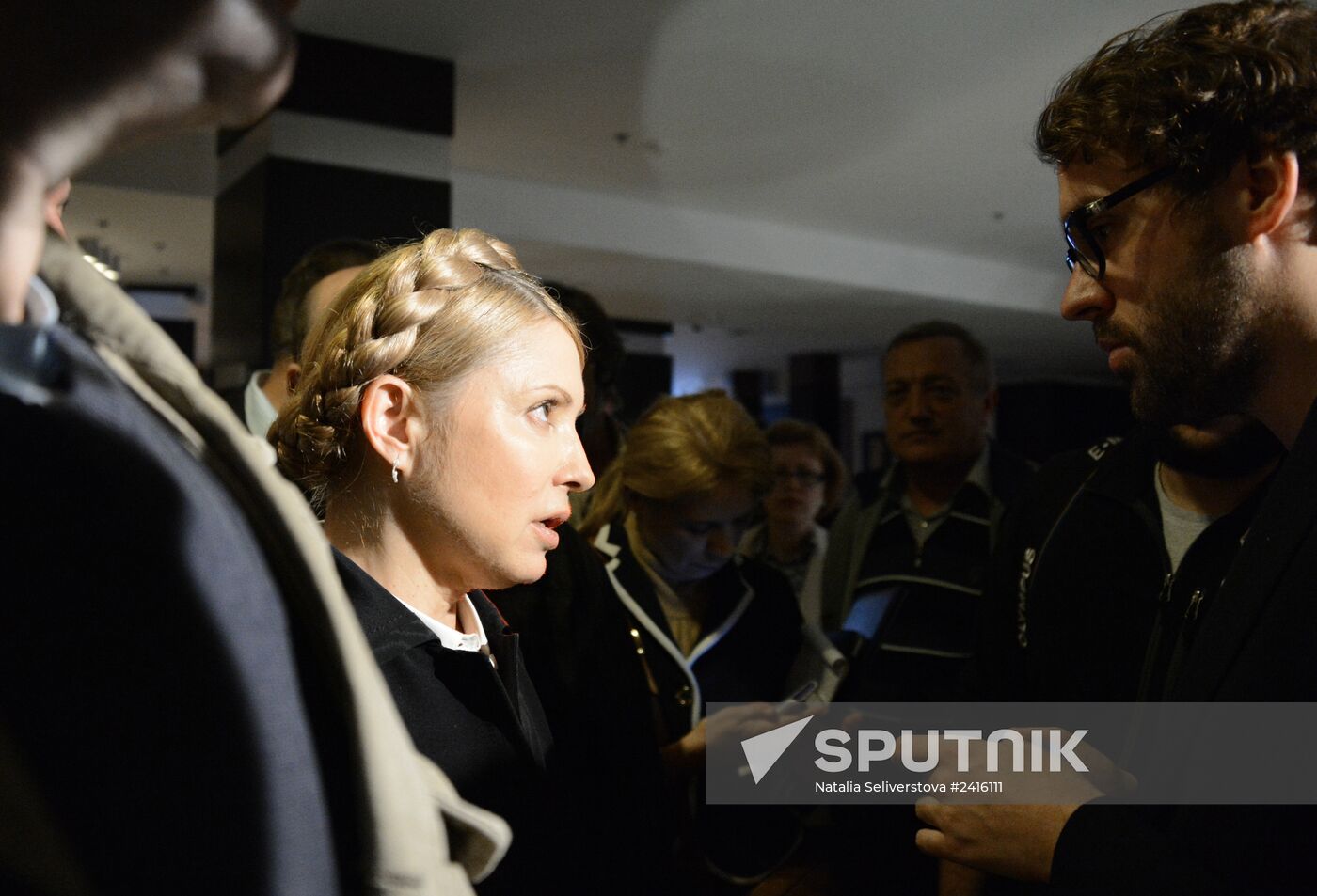 News conference by Yulia Timoshenko in Donetsk