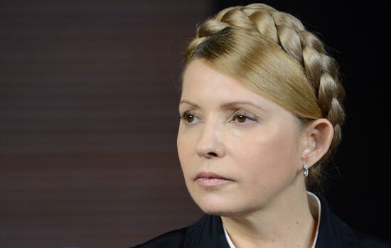 News conference by Yulia Tymoshenko in Donetsk
