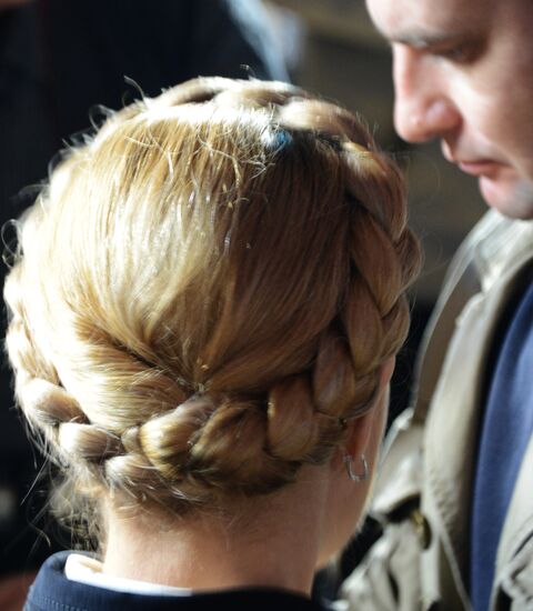 News conference by Yulia Tymoshenko in Donetsk