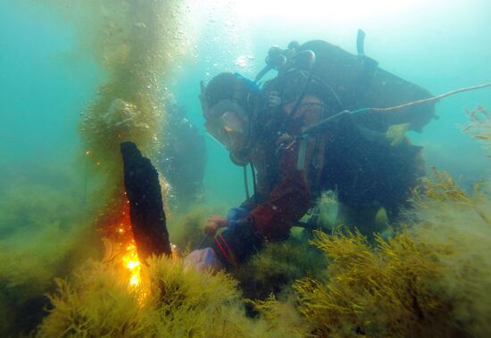 Emergencies Ministry divers inspect Black Sea basin