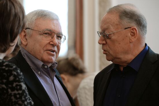 International news conference, "The Works of Yury Lyubimov in the Russian and World Theater"