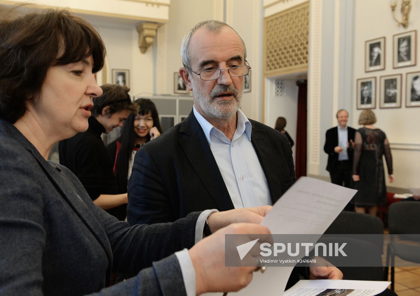 International news conference, "The Works of Yury Lyubimov in the Russian and World Theater"