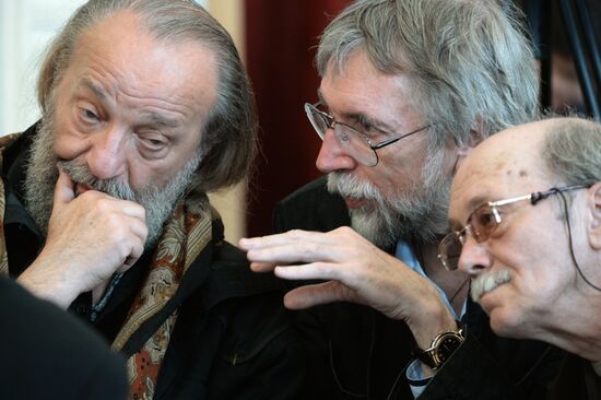 International news conference, "The Works of Yury Lyubimov in the Russian and World Theater"