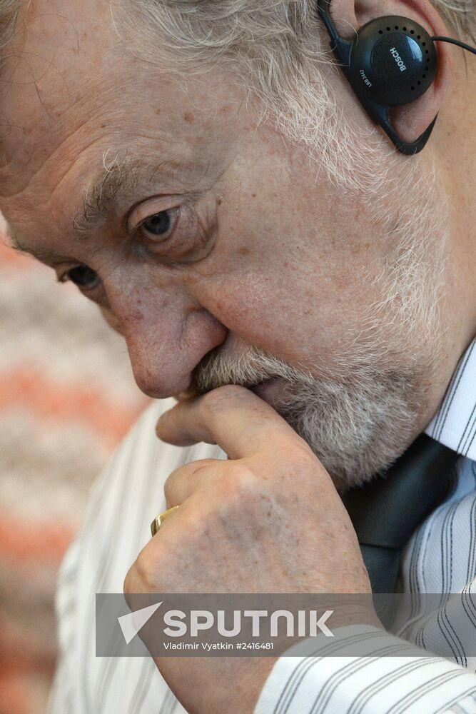 International news conference, "The Works of Yury Lyubimov in the Russian and World Theater"