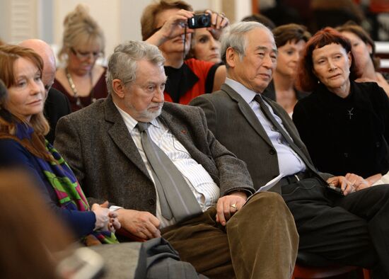 International news conference, "The Works of Yury Lyubimov in the Russian and World Theater"