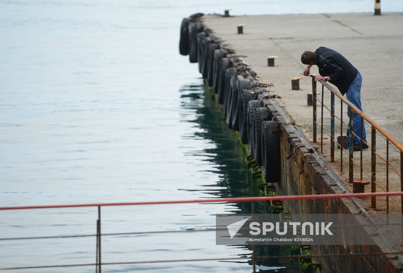 Preparations for the vacation season in Yalta