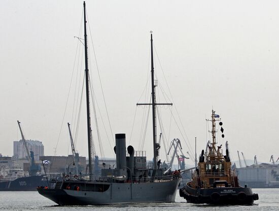 The Krasny Vympel ship-museum in Vladivostok sent for repairs