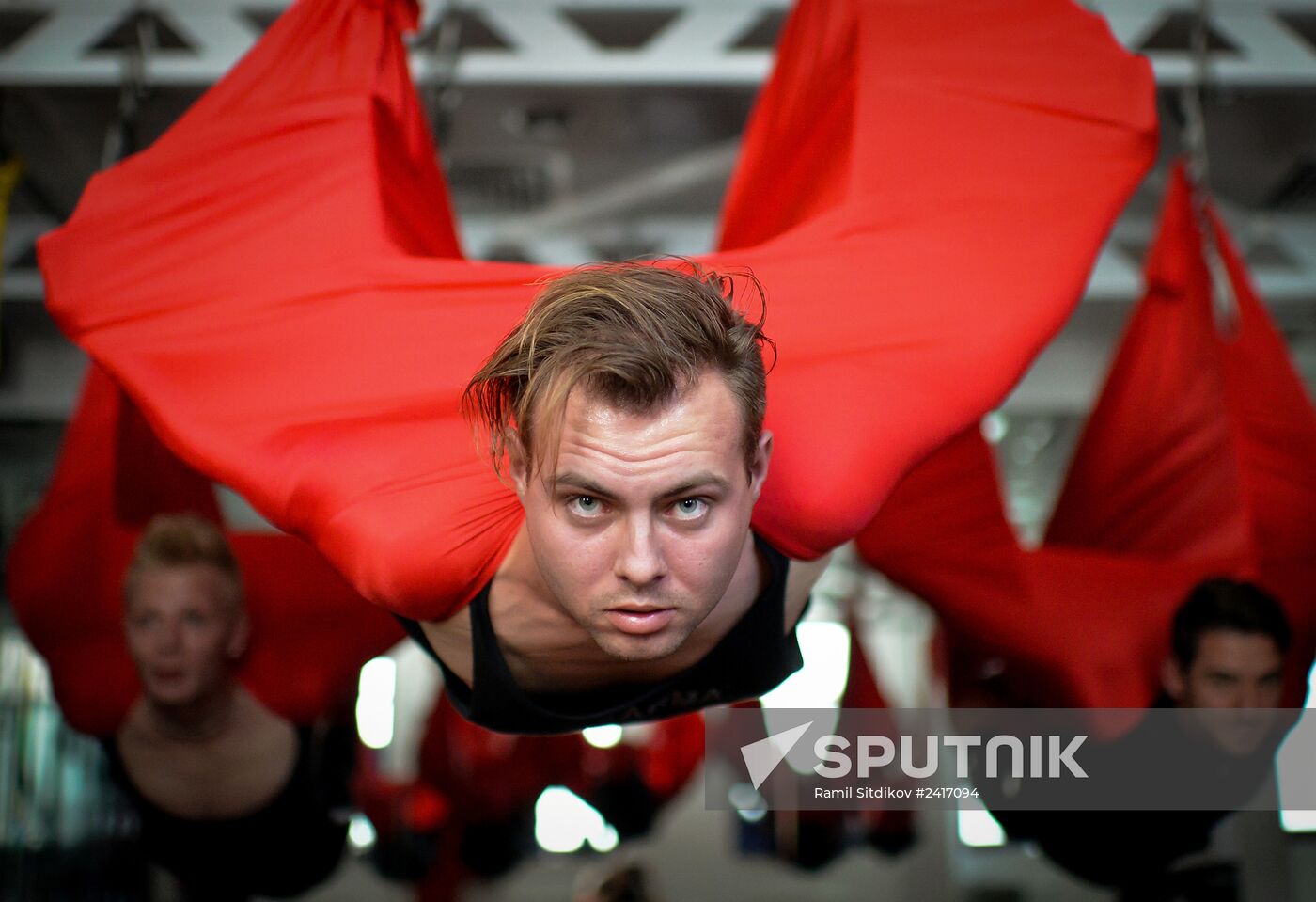 Antigravity Yoga class