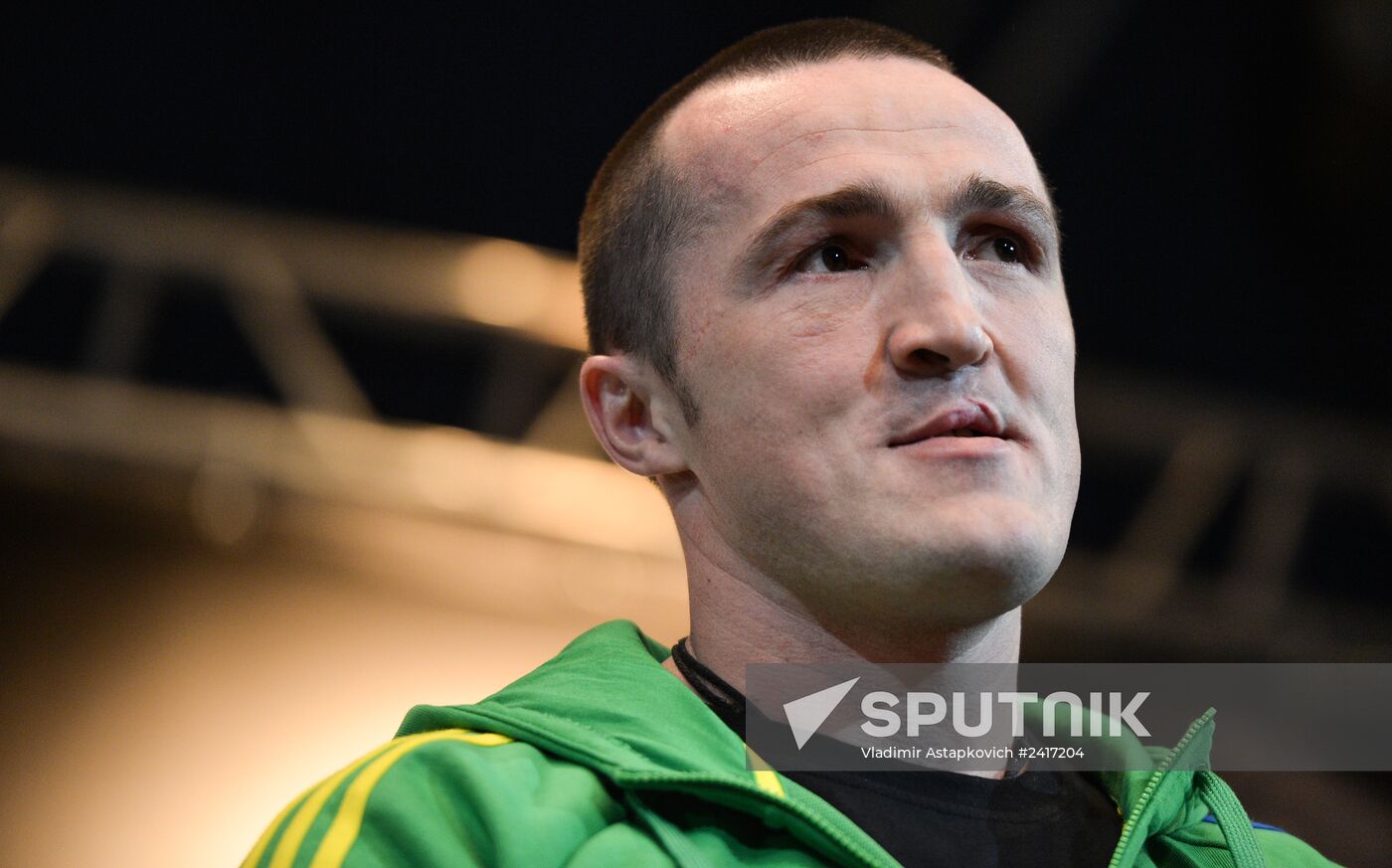 Boxing. Denis Levedev, Guillermo Jones official weigh-ins