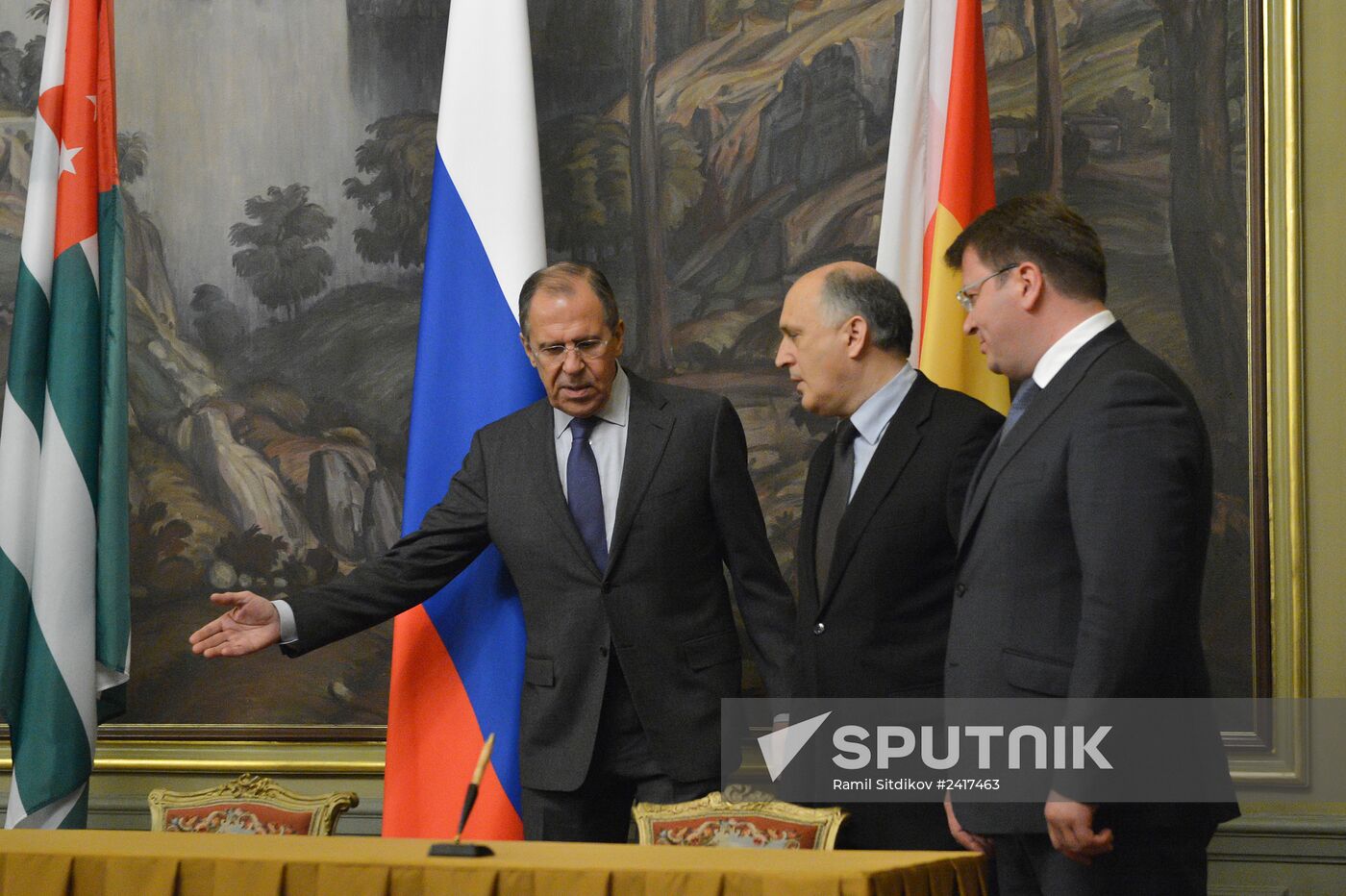 Meeting of Russian, Abkhaz and South Ossetia foreign ministers