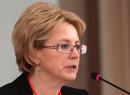 Russian Health Minister Veronika Skvortsova visits Crimea