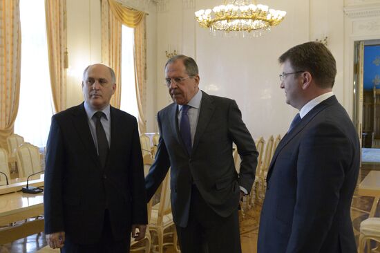 Russian, Abkhazian, South Ossetian foreign ministers meet