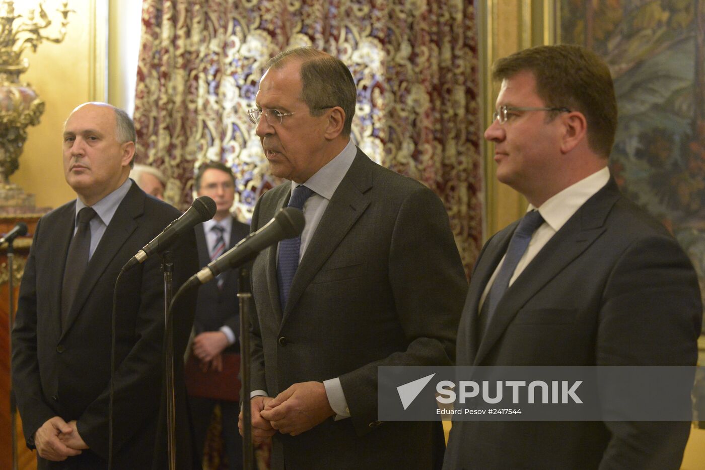 Russian, Abkhazian, South Ossetian foreign ministers meet