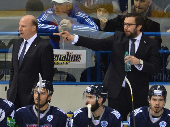 Ice Hockey. KHL. Metallurg vs. Lev