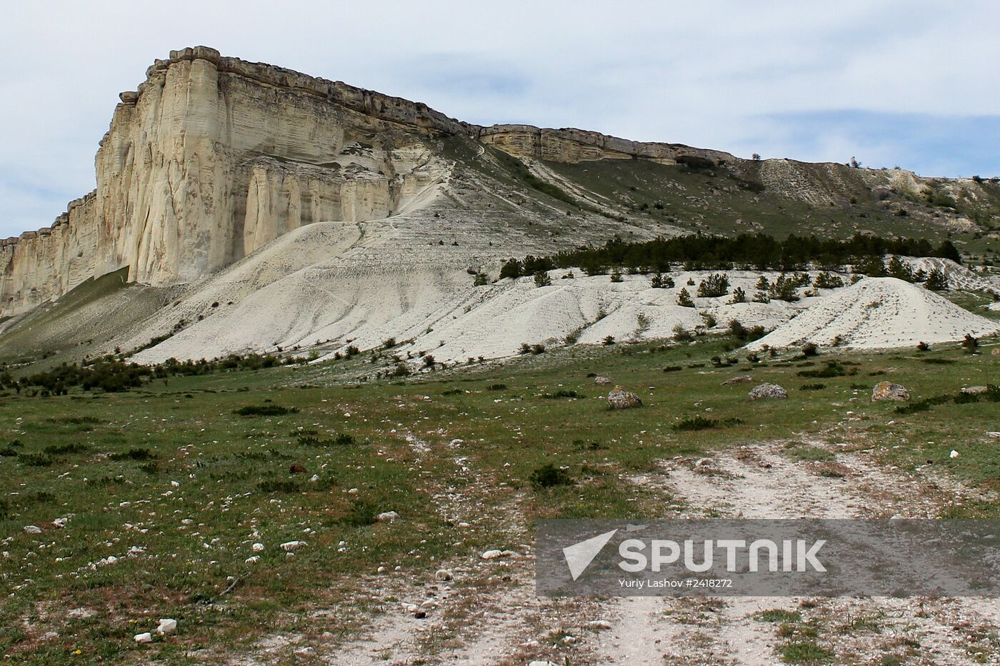 Belaya Skala (White Cliff) in the Crimea's Belogorsky District