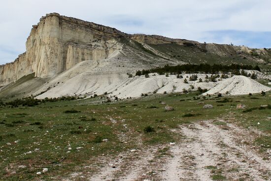 Belaya Skala (White Cliff) in the Crimea's Belogorsky District