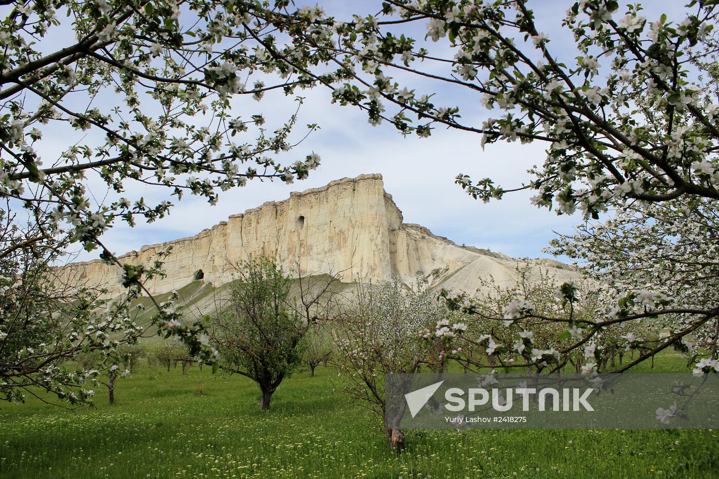 Belaya Skala (White Cliff) in the Crimea's Belogorsky District