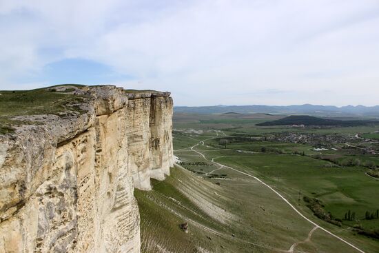 Belaya Skala (White Cliff) in the Crimea's Belogorsky District