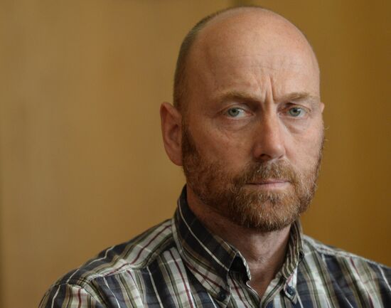 News conference by OSCE observers detained by self-defense forces in Ukraine