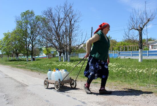 The situation with fresh water reserves in the Crimea