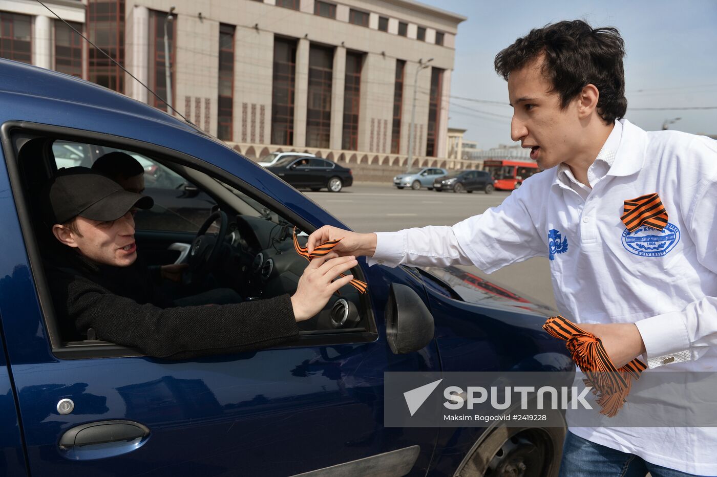 St. George's Ribbons distributed in Kazan