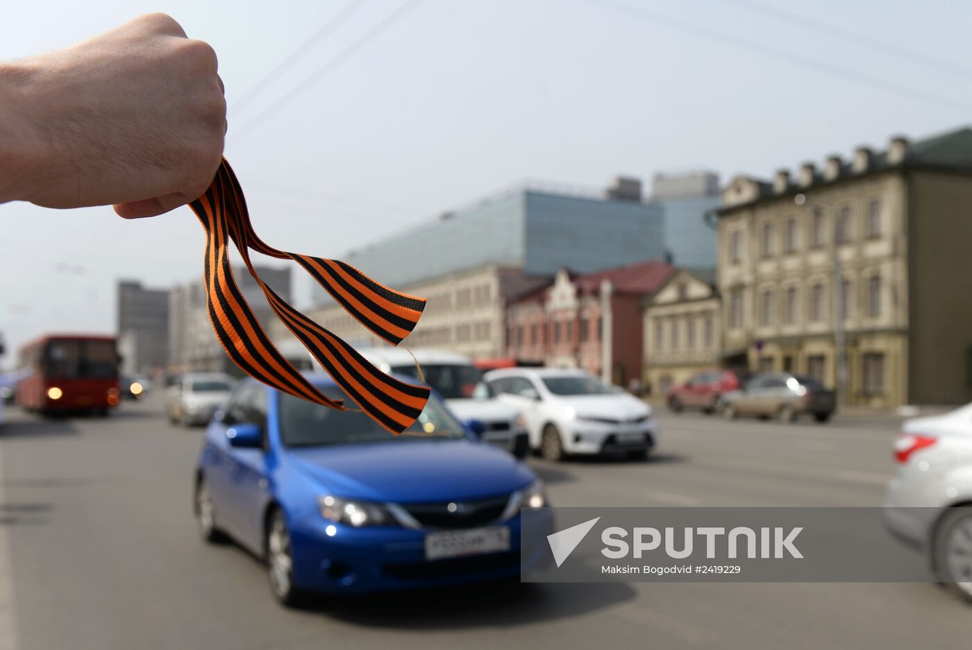 St. George's Ribbons distributed in Kazan