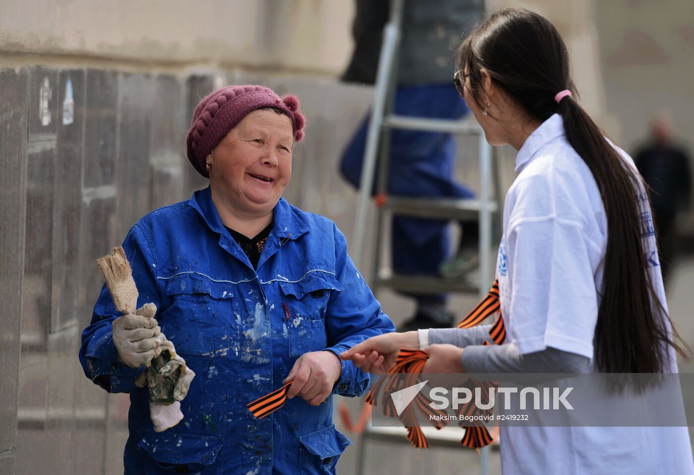 St. George's Ribbons distributed in Kazan