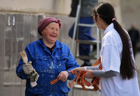 St. George's Ribbons distributed in Kazan