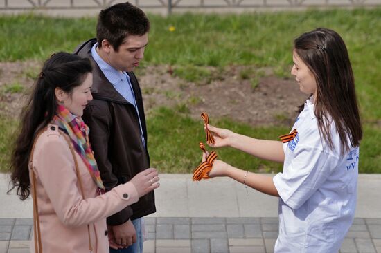 St. George's Ribbons distributed in Kazan