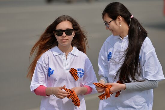 St. George's Ribbons distributed in Kazan