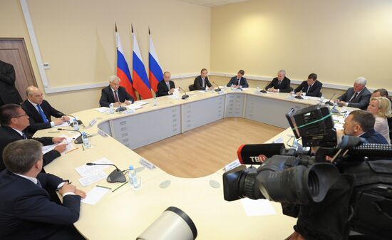 V.Putin's working visit to Northwestern Federal District