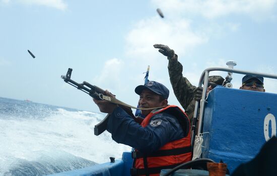 Storm-2014 drug police exercises of Russia and Latin American countries in Caribbean