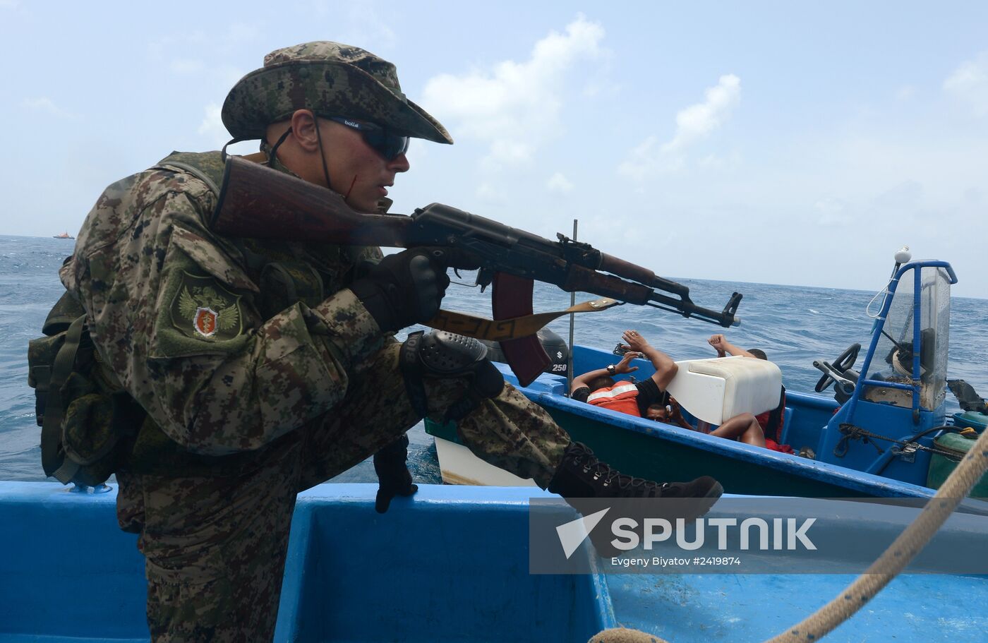 Storm-2014 drug police exercises of Russia and Latin American countries in Caribbean