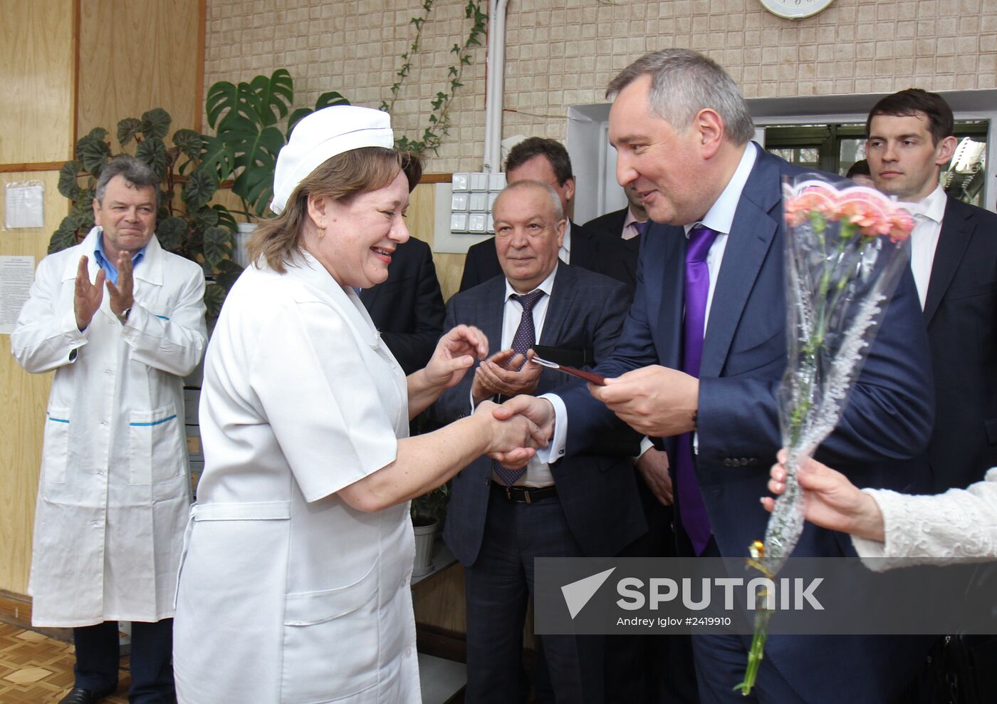 Deputy Prime Minister Dmitry Rogozin visits Crimea
