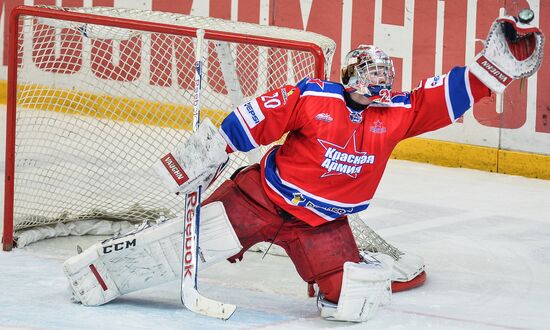 Russian Junior Hockey League. Krasnaya Armiya Moscow vs. Spartak Moscow