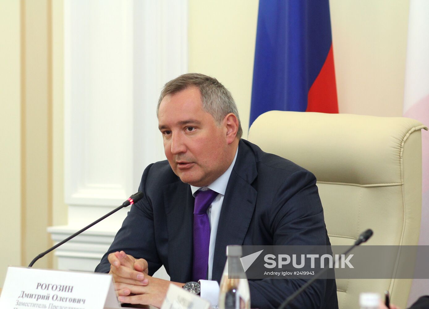 Deputy Prime Minister Dmitry Rogozin visits Crimea
