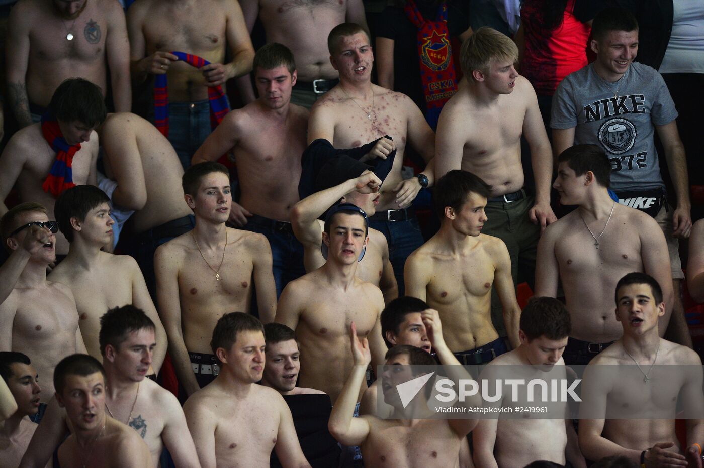Russian Junior Hockey League. Krasnaya Armiya Moscow vs. Spartak Moscow