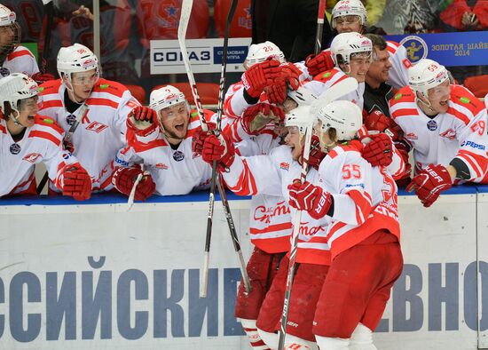 Russian Junior Hockey League. Krasnaya Armiya Moscow vs. Spartak Moscow